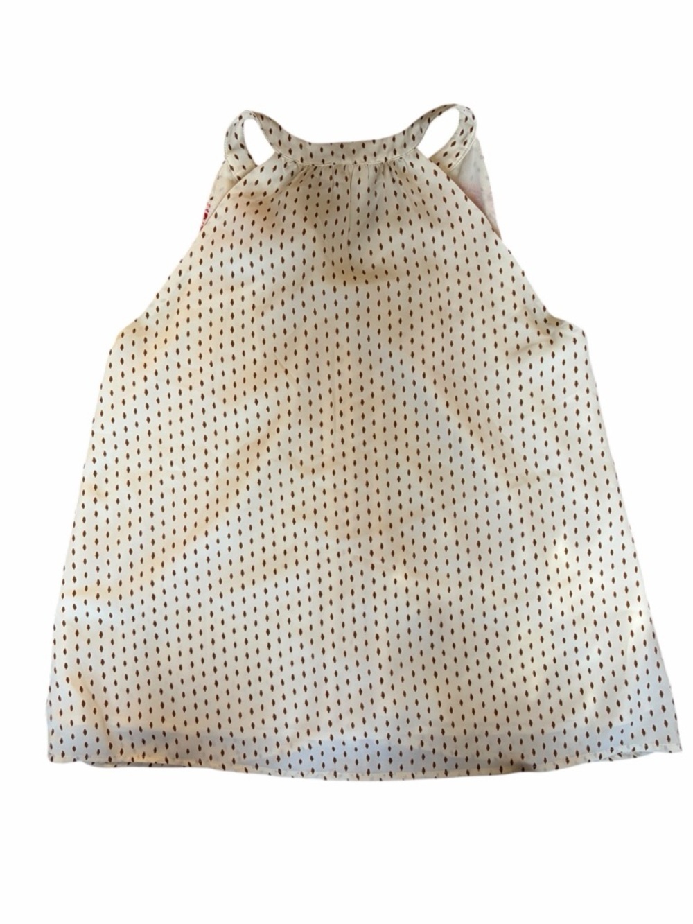 Embroidered Boho Cream Halter Camisole with Tassel Detail - Picture 3 of 7